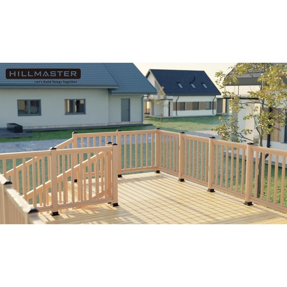 4X4 Post Caps for 3.5inx3.5in Wood Fence Post, Water-Proof UV-Proof Weather Resi - Picture 6 of 6